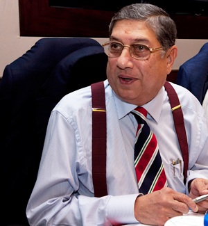 Defiant Srinivasan all set for third term despite SC directives