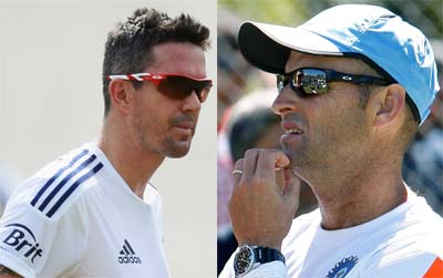 Kevin Pietersen and Gary Kirsten