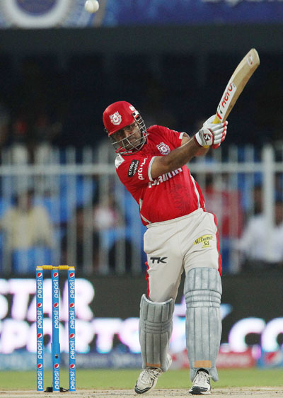 Virender Sehwag hits a shot