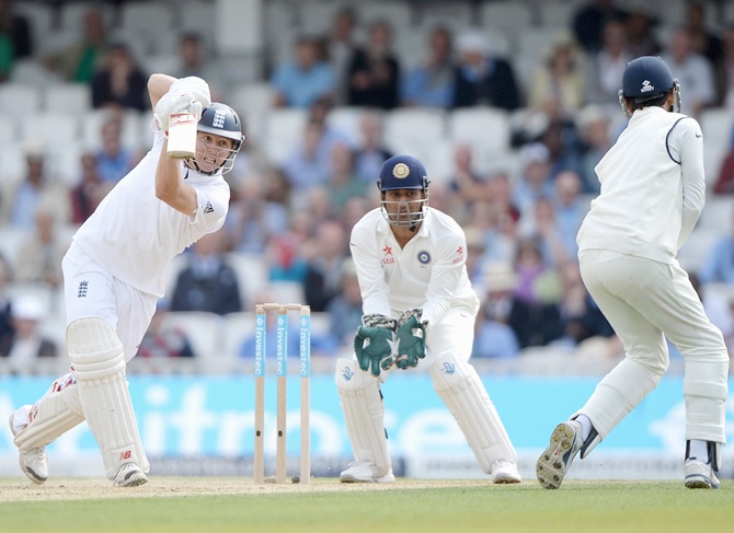 Gary Ballance of England bats during day two of 5th Investec Test match between England and India 
