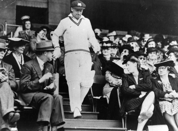 Don Bradman. Photograph: Keystone/Getty Images