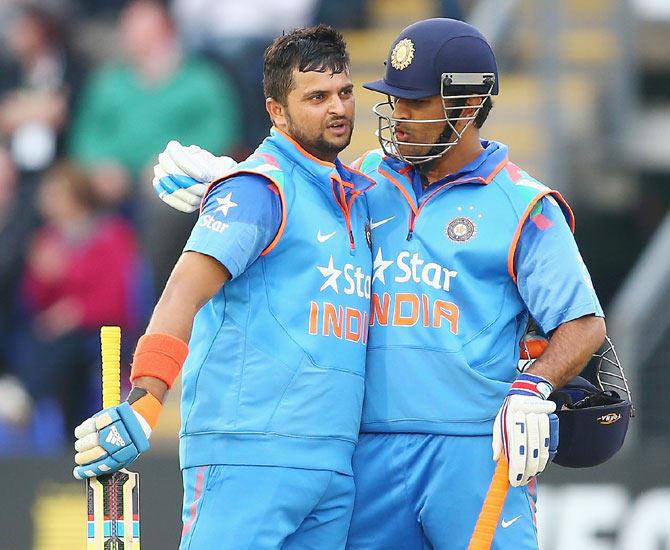 Raina and Dhoni