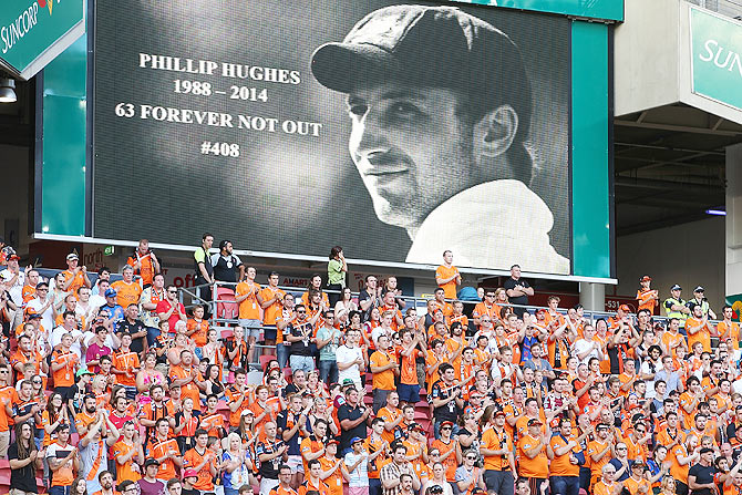 A tribute to Phil Hughes in 2014 