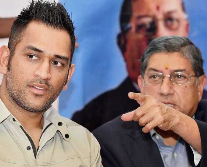 Dhoni and Srini