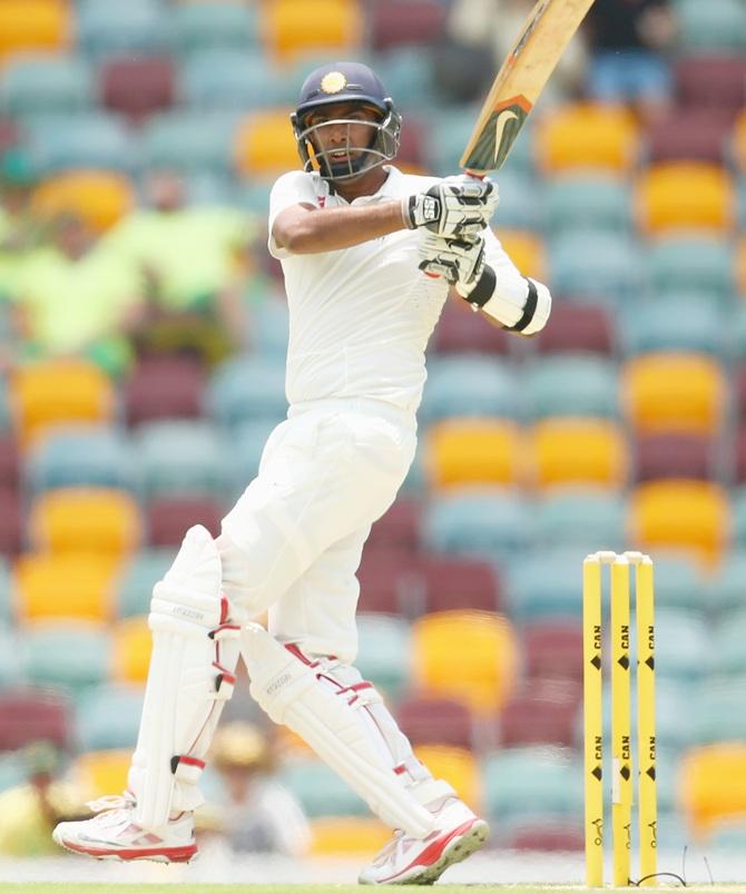 Ravichandran Ashwin of India bats