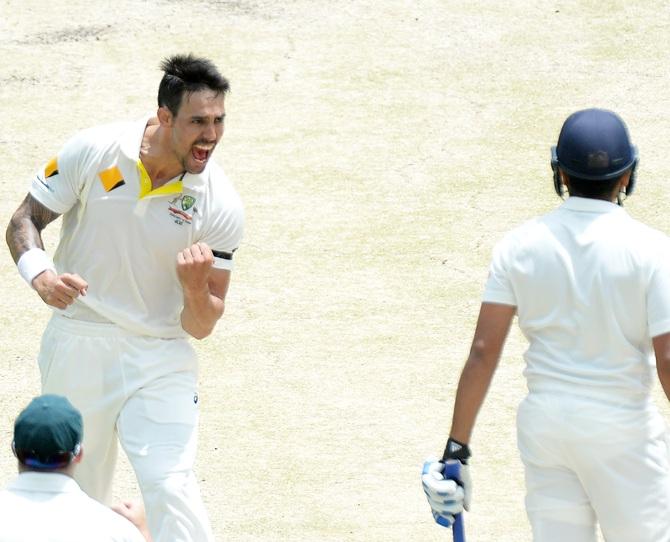 Mitchell Johnson of Australia