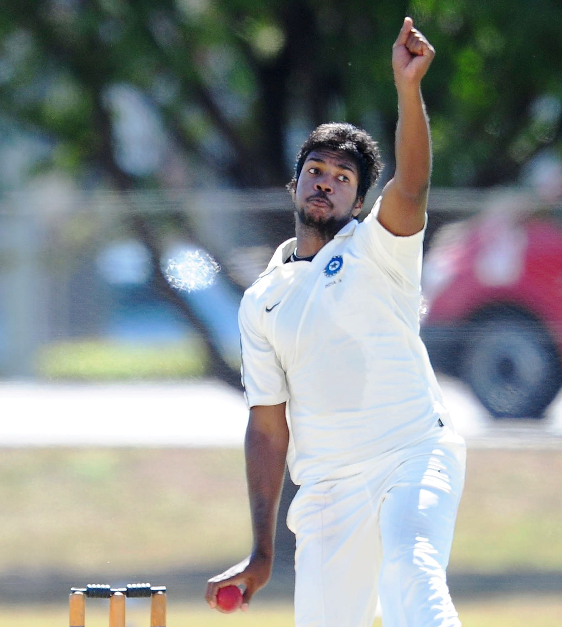Varun Aaron in the longer format of the game.