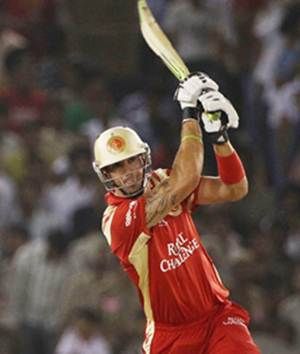 Kevin Pietersen in Royal Challengers Bangalore colours
