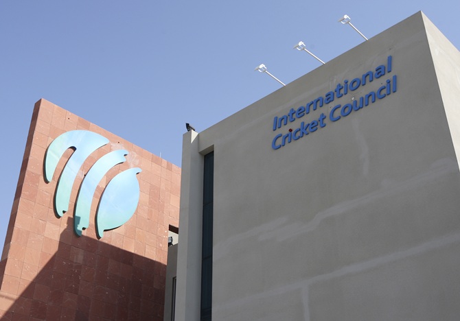The International Cricket Council ICC headquarters in Dubai.