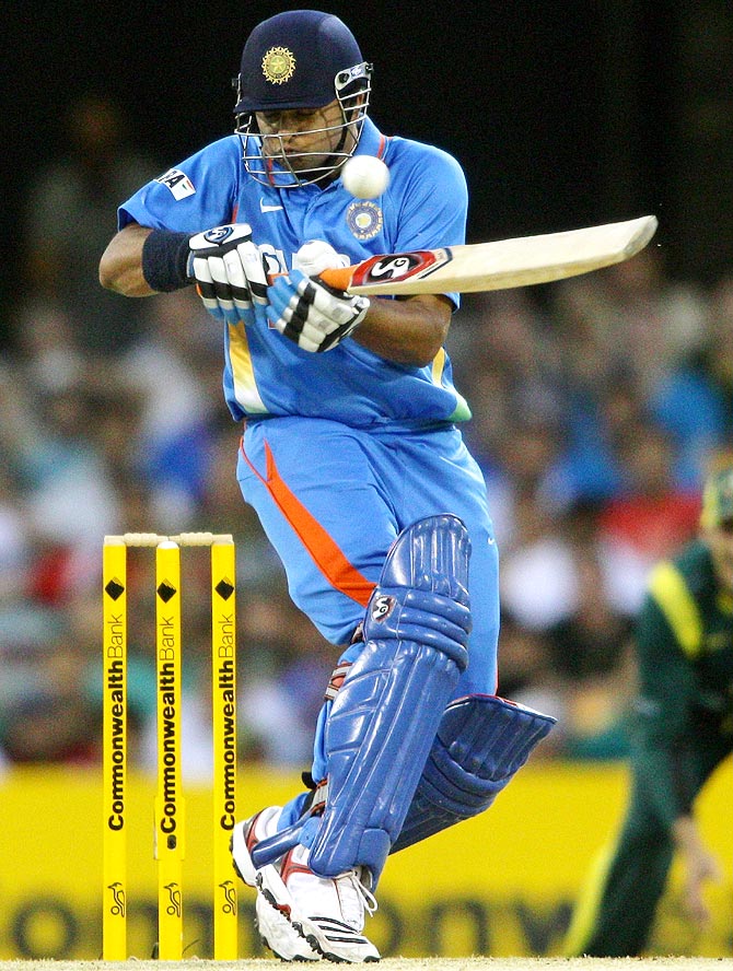 Suresh Raina is susceptible against the short ball