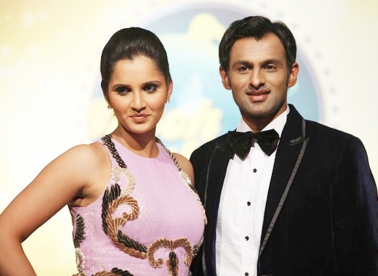 Sania Mirza with her husband Shoaib Malik