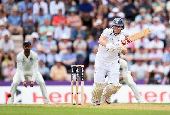 Gary Ballance of England in action during Day 1 of the 3rd Investec Test match between England and India 