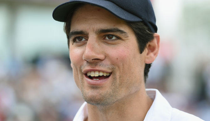 England captain Alastair Cook raises a smile after day five