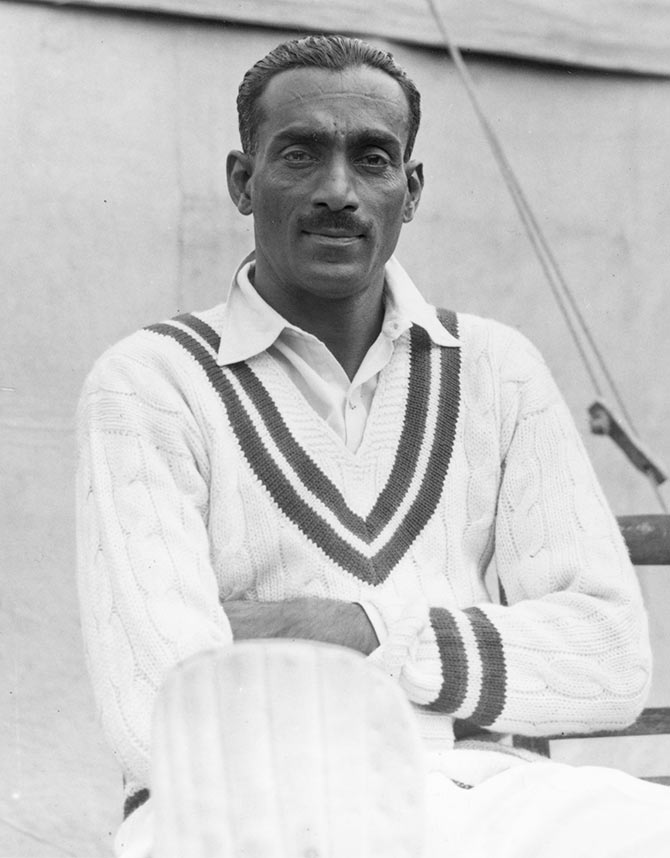 Cottari Kanakaiya Nayudu during the All-India tour of England in 1932
