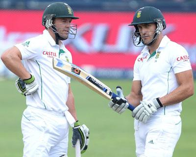 AB de Villiers and Faf du Plessis