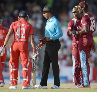 Bopara, Samuels and Sammy fined for on-field confrontation
