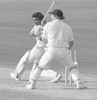 The Great Sunil Gavaskar. Photograph: Adrian Murrell/Allsport/Getty Images