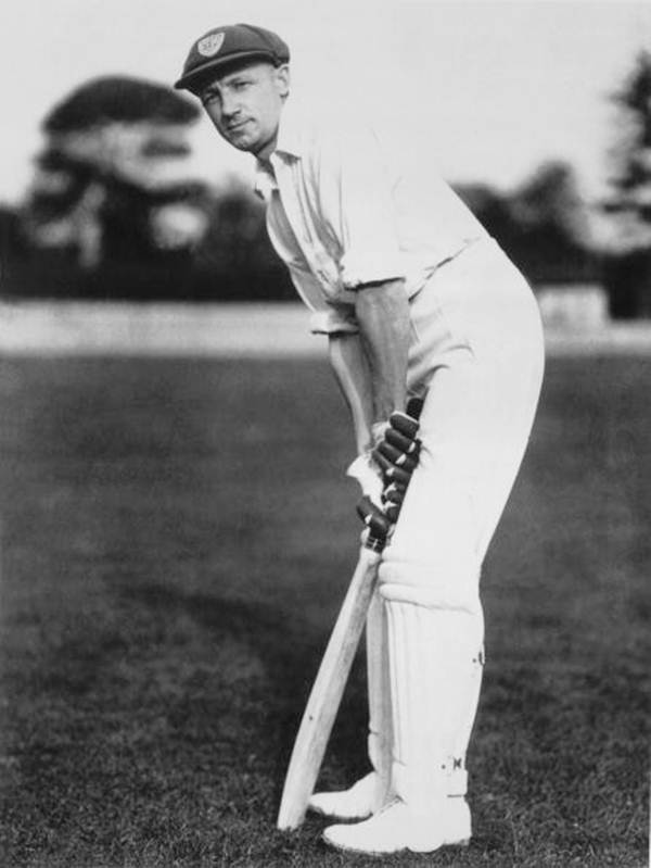 The late Sir Don Bradman pictured in March 1938.