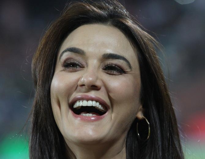 Preity Zinta is all smiles