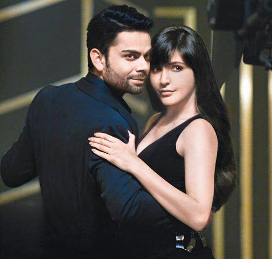 Virat Kohli with Anushka Sharma