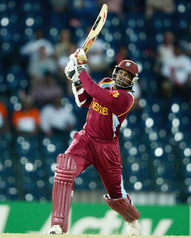 Chris Gayle of the West Indies