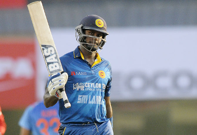 Sri Lankan captain Angelo Mathews