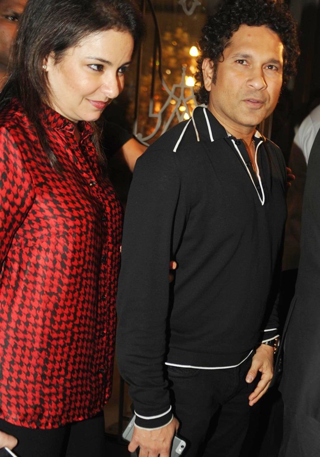 Sachin and Anjali Tendulkar