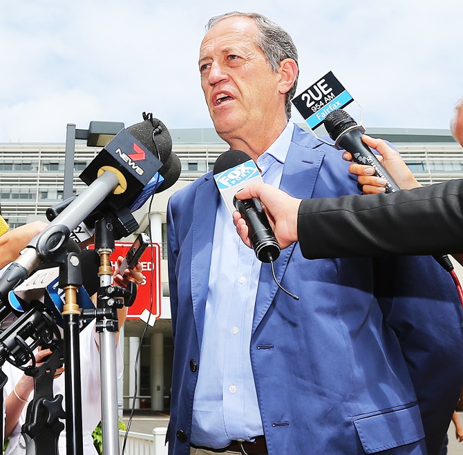 Australian cricket team doctor Peter Brukner