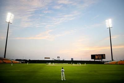 A general view of Sheikh Zayed stadium in Abu Dhabi, United Arab Emirates.