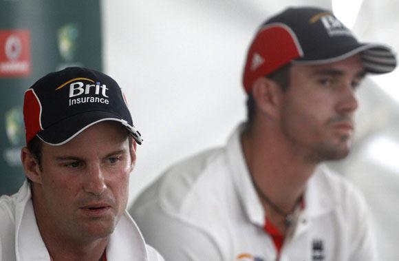 Andrew Strauss and Kevin Pietersen