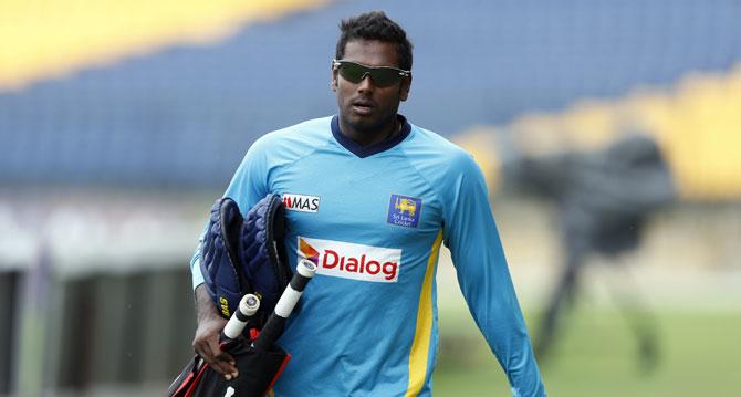 Sri Lanka captain Angelo Mathews