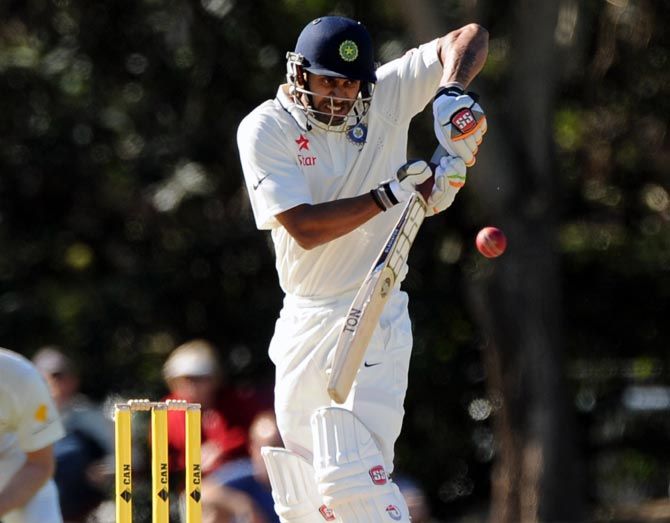 Manoj Tiwary in action for India 'A'