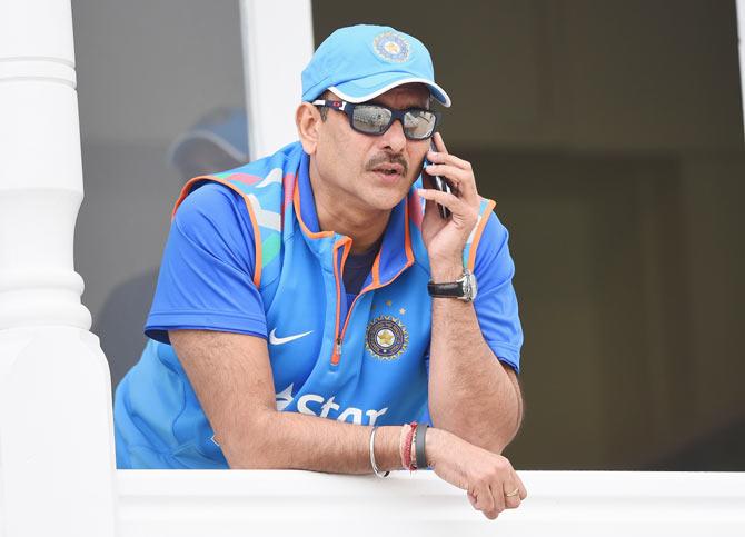 India's Team Director Ravi Shastri.