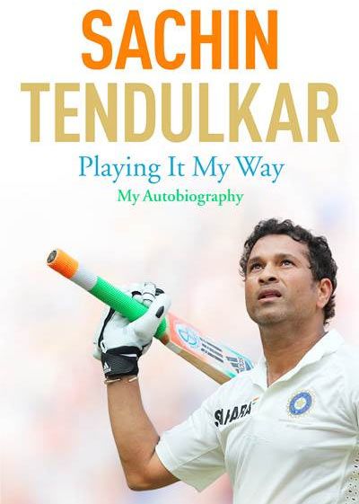 The jacket of the book, Playing It My Way – My Autobiography