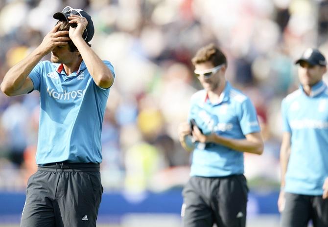 England's captain Alastair Cook