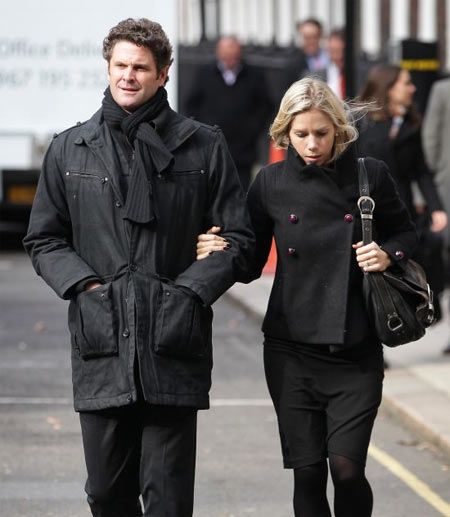 Chris Cairns with his wife