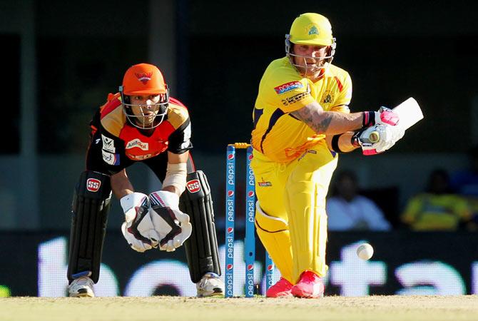 Brendon Mccullum of Chennai Super Kings 