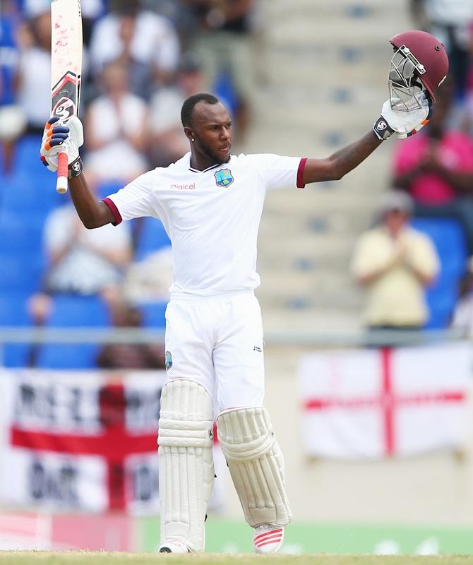 Jermaine Blackwood of West Indies