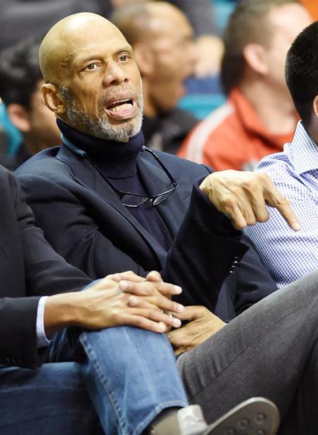 NBA Hall of Fame member Kareem Abdul-Jabbar