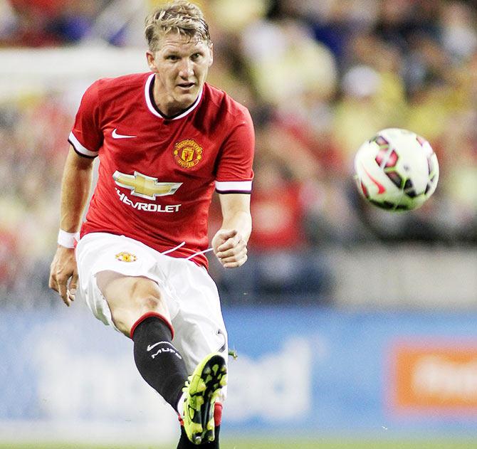 Manchester United's Bastian Schweinsteiger in action