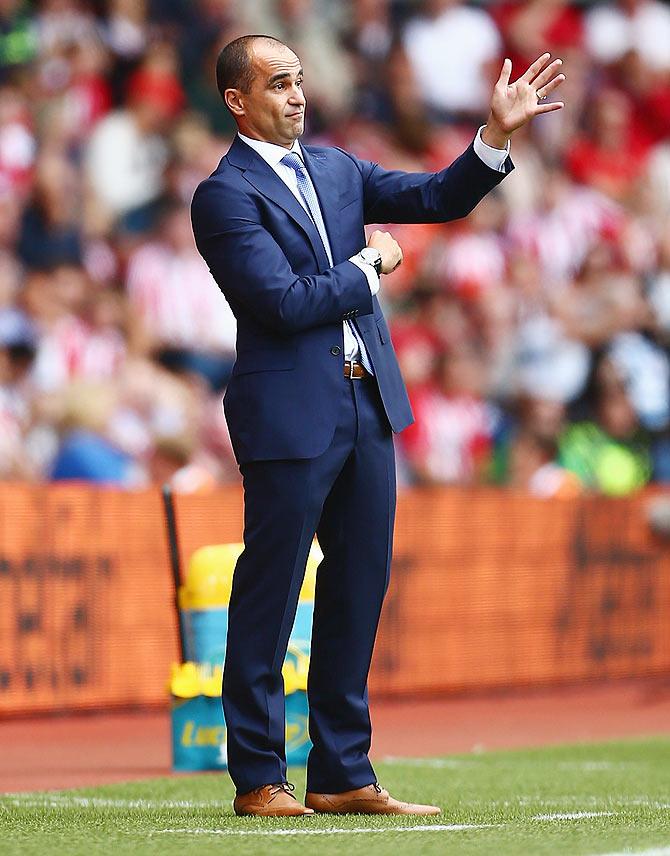 Everton manager Roberto Martinez