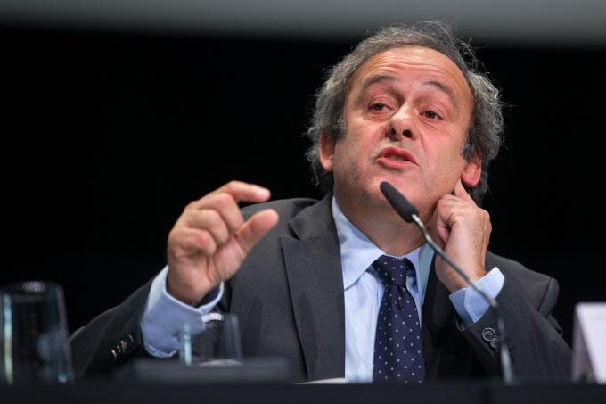 UEFA president Michel Platini