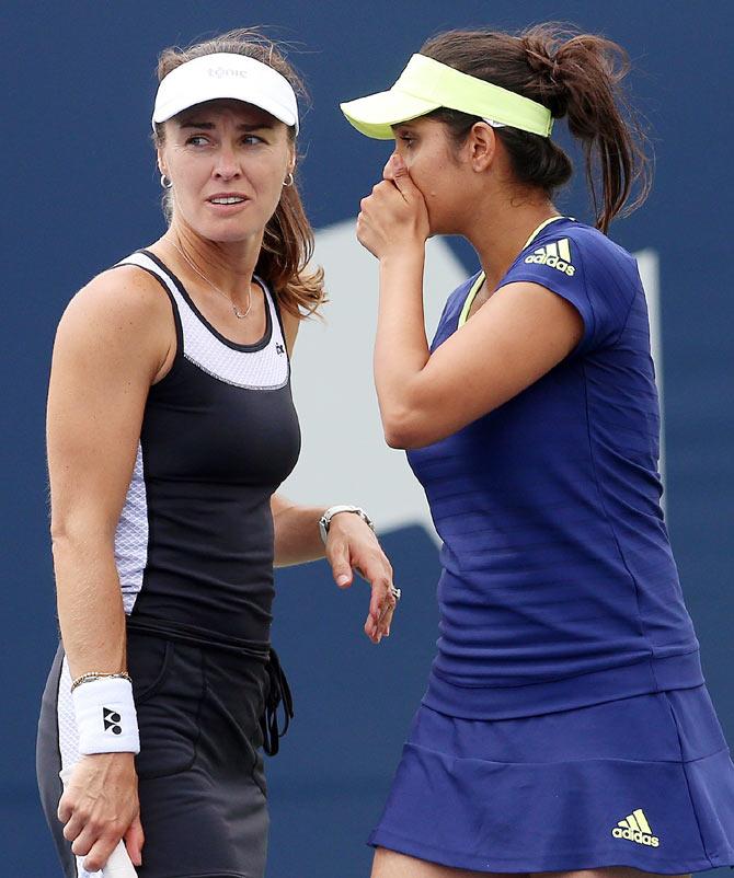 Martina Hingis and Sania Mirza