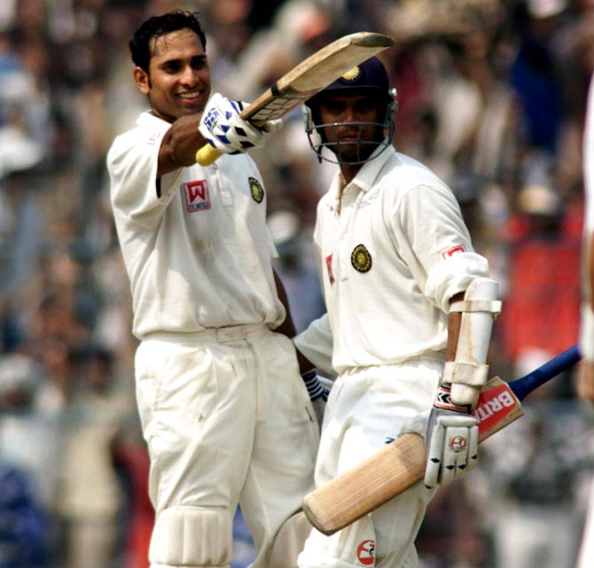 V V S Laxman and Rahul Dravid