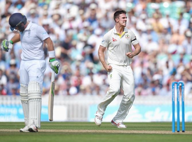   Australia bowler Mitchell Marsh 