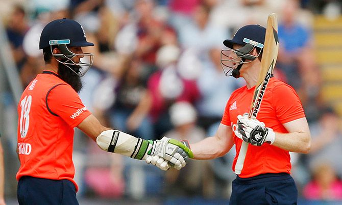 England limited overs skipper Eoin Morgan and his deputy Moeen Ali will lead the side out for the T20is against Pakistan