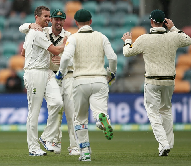 Peter Siddle of Australia