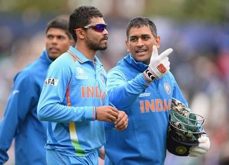 Ravindra Jadeja and Mahendra Singh Dhoni