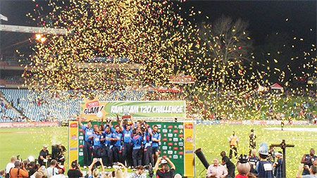 The Titans celebrate their Ram Slam Twenty20 title win (Image used for representational purposes)