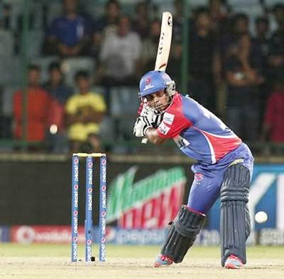 Kedar Jadhav in Delhi Daredevils colours